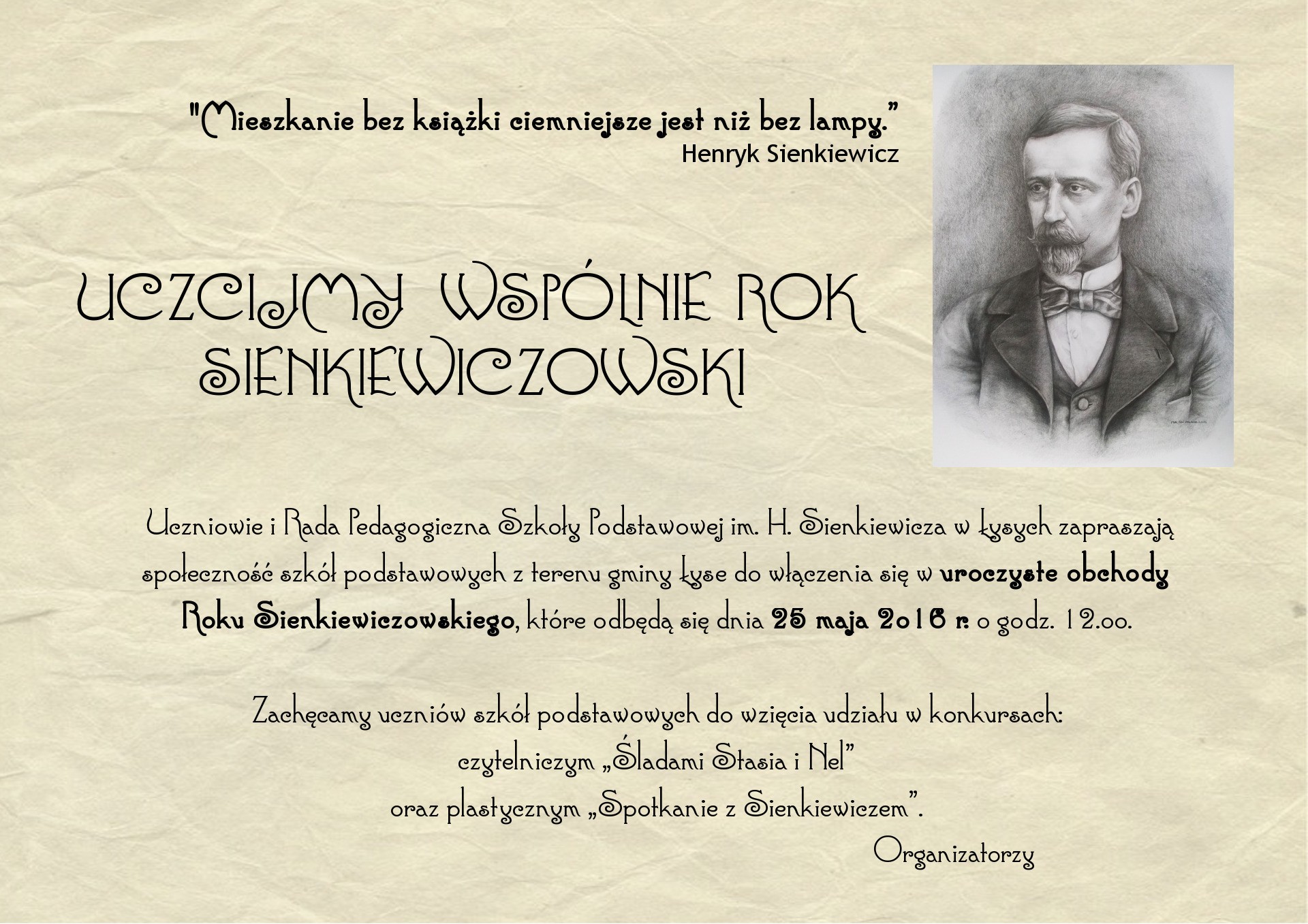 Sienkiewicz plakat